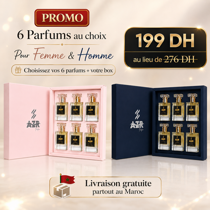 Coffret AZR de 6 Parfums au Choix
